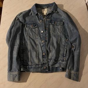 Men's Denim Jacket H&M Blue Size Medium Excellent!